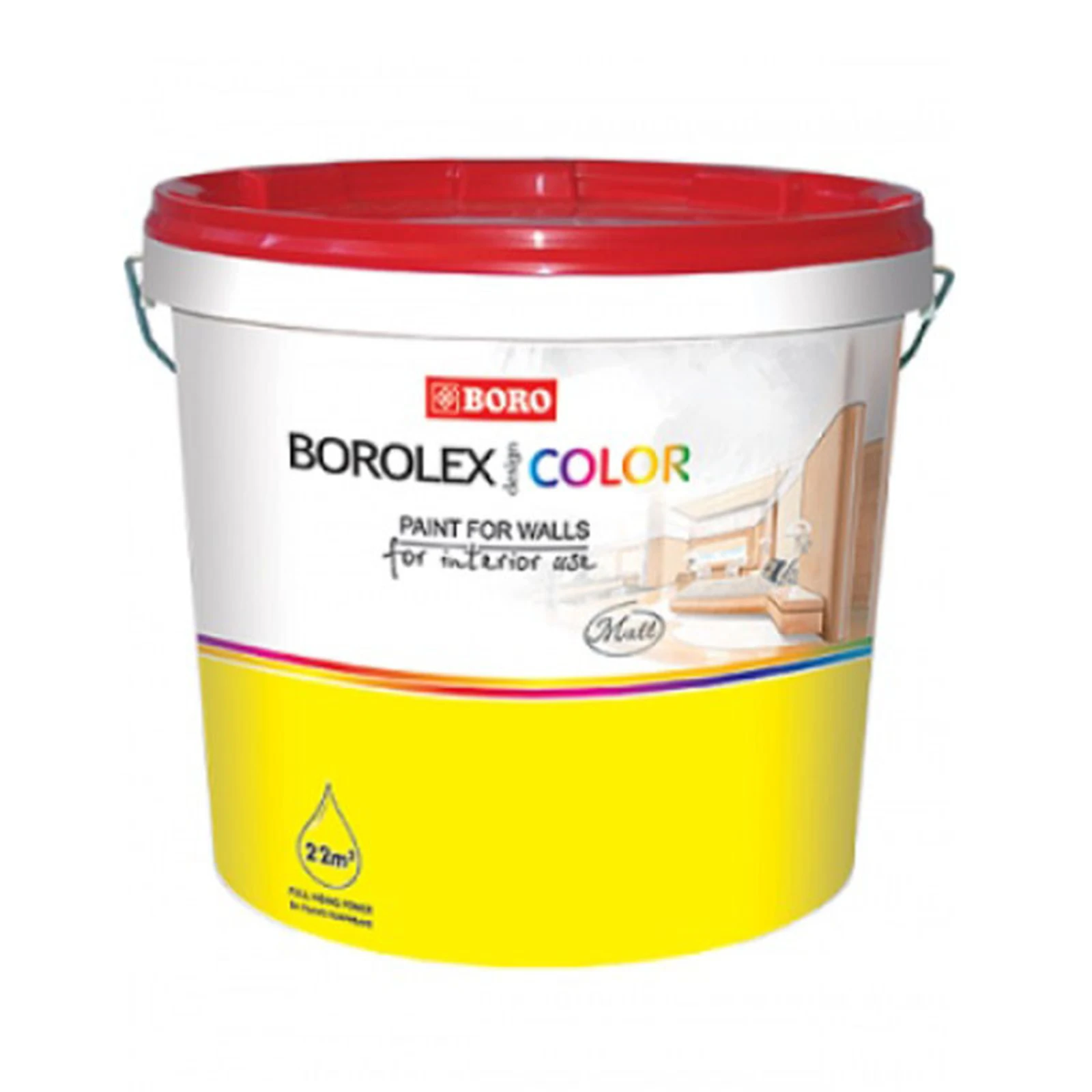 Цветен латекс BORO Боролекс Колор Портокал 5 кг - Image 1