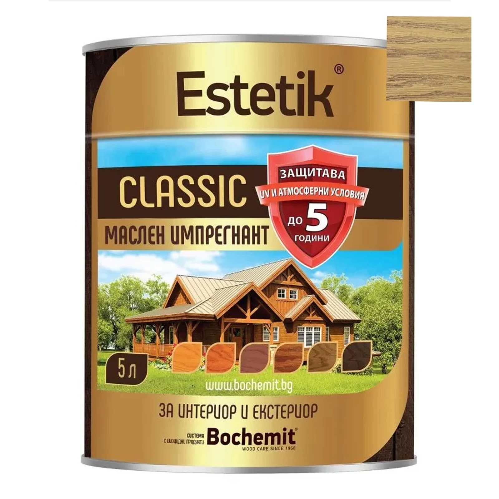 Импрегнант 5 л дъб Estetik Classic BOCHEMIT - Image 1