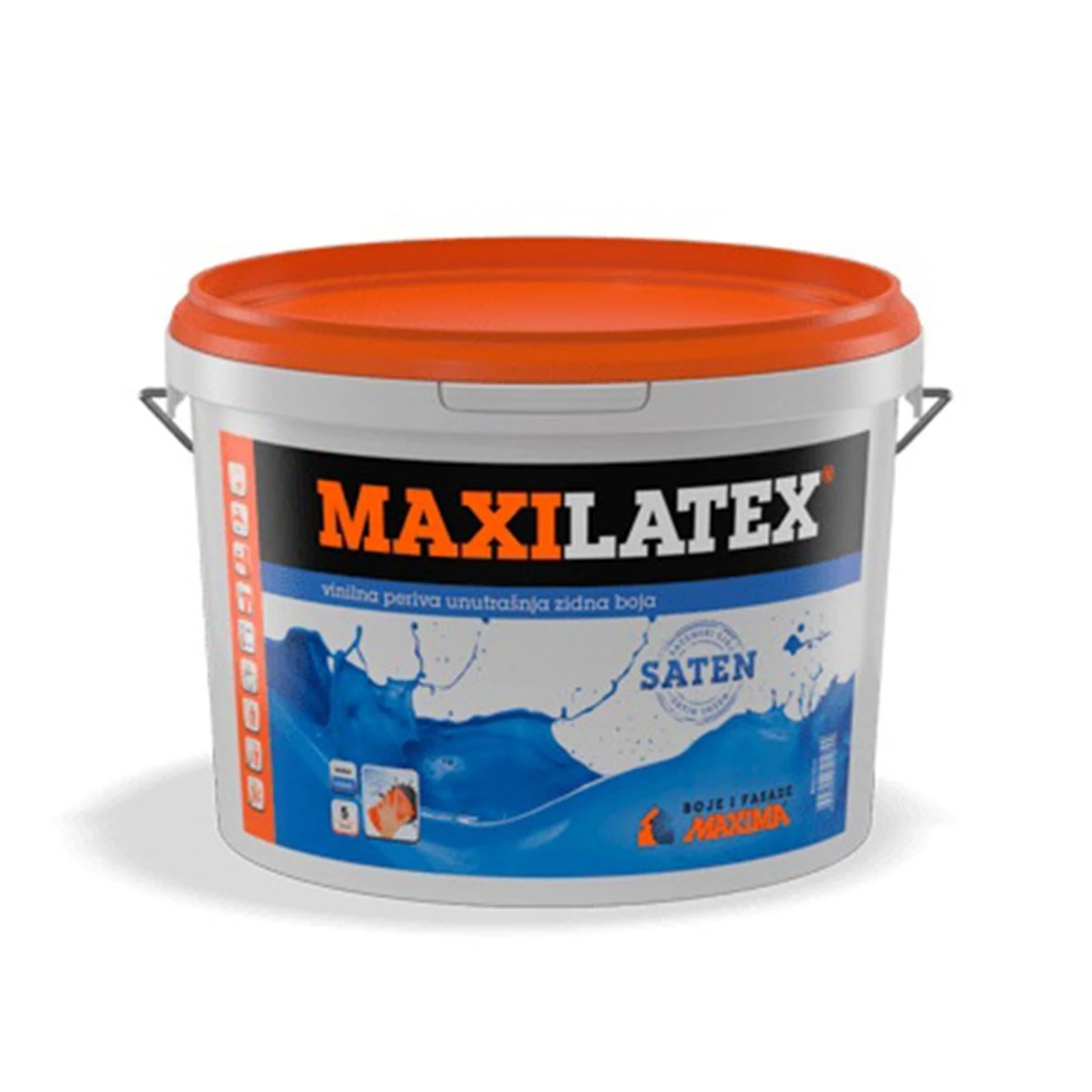 Интериорна боя Maxilatex мат база A 1 л MAXIMA - Image 1