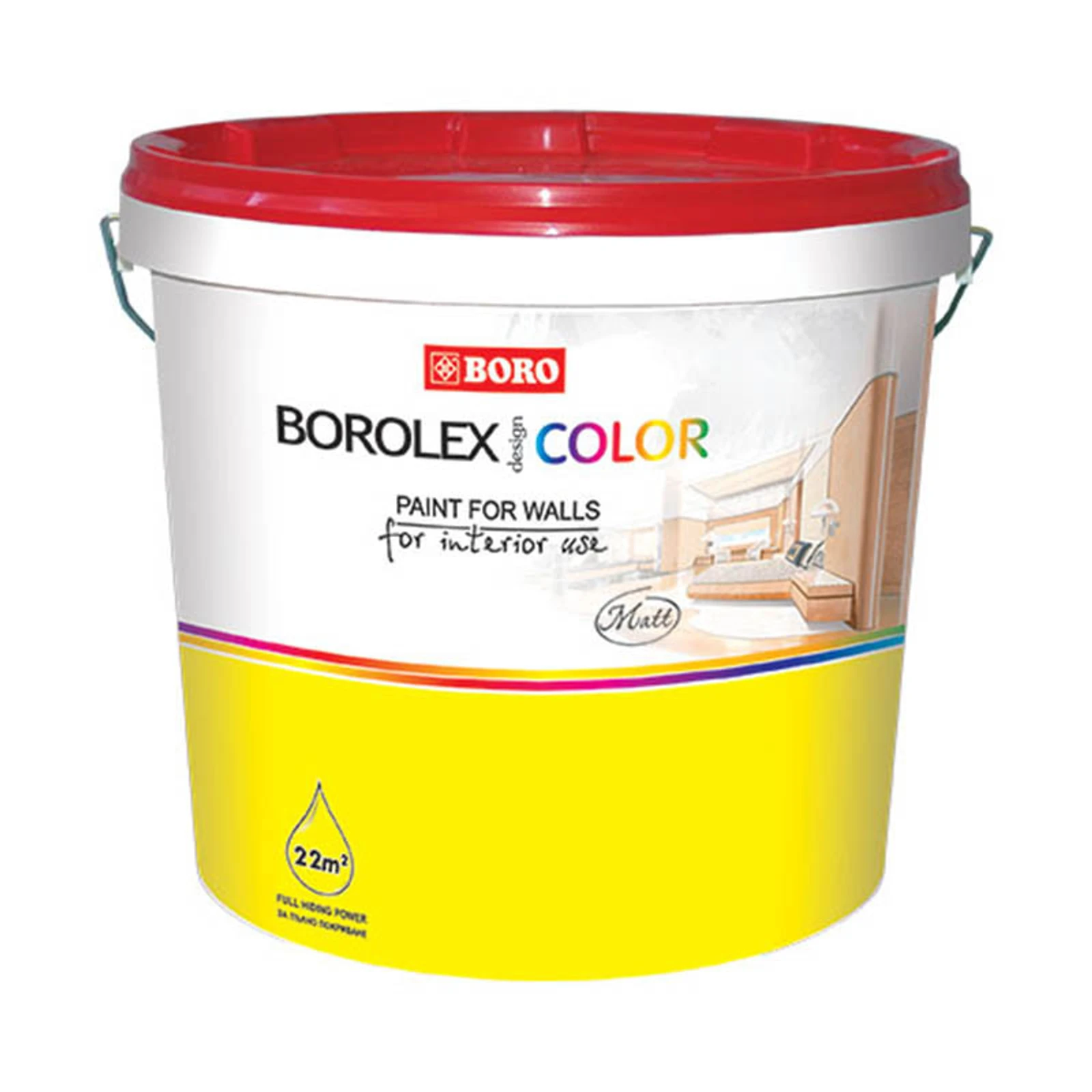 Цветен латекс Боролекс Колор - Ванилия - 5 кг - Image 1