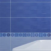 Фаянс 20х50 см Виола светлосин 5933 KAI - Thumbnail 2