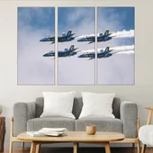 Сини ангели - висш пилотаж - картина пано за стена - Thumbnail 2