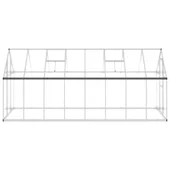 Оранжерия - поликарбонат - стоманена основа  445x169x195 см - Thumbnail 3