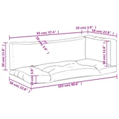 Палетни възглавници, 3 бр, многоцветни, плат Оксфорд - Thumbnail 11