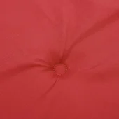 Възглавница за градинска пейка червена 120x50x4 см оксфорд плат - VL43210 - Thumbnail 5