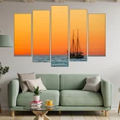 Мачта към залеза - картина пано за стена - Thumbnail 3