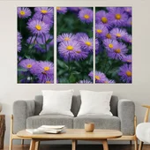 Виолетови астри - картина пано за стена - Thumbnail 2