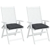 Възглавници за столове 2 бр антрацит 50x50x7 см Оксфорд плат - VL361507 - Thumbnail 4