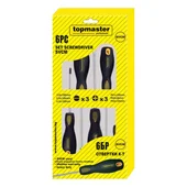 Комплект от 6 броя прави и кръстати отвертки SVCM Topmaster - Thumbnail 2