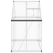 Оранжерия - поликарбонат - стоманена основа - 169x114x195 см - Thumbnail 3