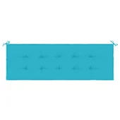 Възглавница за градинска пейка тюркоаз 150x50x4 см текстил - VL361163 - Thumbnail 4