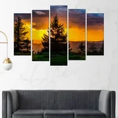 Залез над планината - картина пано за стена - Thumbnail 3