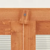 Мини оранжерия - 60x45x100 см - правоъгълна - дърво - Thumbnail 2