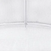 Оранжерия със стоманена рамка бяла 16 м² 4x4x2 м - Thumbnail 8