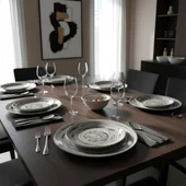 Порцеланов сервиз за хранене 24 части Exo TOPRAKSAN - Thumbnail 8