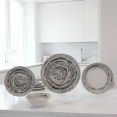 Порцеланов сервиз за хранене 24 части Exo TOPRAKSAN - Thumbnail 3