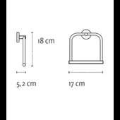 Поставка за хавлия 1224 Uno KAPITAN - Thumbnail 2