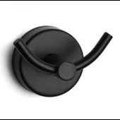 Двойна закачалка за баня Moderno Черен мат KAPITAN - Thumbnail 1