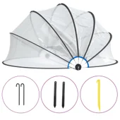 Купол за басейн PVC и фибростъкло - 500 диам.x250 см вис. - Thumbnail 2