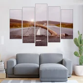 Плувец на пътя - абстракция - картина пано за стена - Thumbnail 3