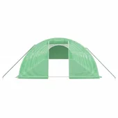 Оранжерия със стоманена рамка зелена 48 м² 12x4x2 м - Thumbnail 3