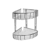 Двойна етажерка за баня с дълбоки кошнички KAPITAN - Thumbnail 1