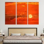 Оранжев изгев - картина пано за стена - Thumbnail 2