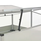 Мини парник с повдигащ покрив, 100x100x77 см, поцинкована стомана - Thumbnail 4