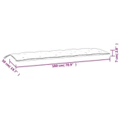 Възглавници за градински пейки 2 бр цветни Оксфорд плат - VL361730 - Thumbnail 9