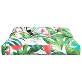 Палетна възглавница, многоцветна, 80x80x12 см, текстил - Thumbnail 6