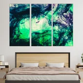 Абстрактно мастило във вода - картина пано за стена - Thumbnail 2