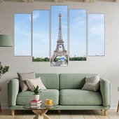 Айфеловата кула в Париж 2 - картина пано за стена - Thumbnail 3