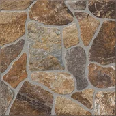 Гранитогрес 45x45 см Кастро кафяв 6568 KAI - Thumbnail 1