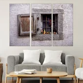 Декорация на малък прозорец - картина пано за стена - Thumbnail 2