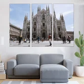 Дуомо - катедрала в Милано - картина пано за стена - Thumbnail 2
