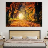 Горски есенен булевард - картина пано за стена - Thumbnail 1