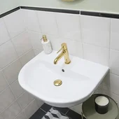 Нисък смесител за баня Pola злато LAVEO - Thumbnail 2