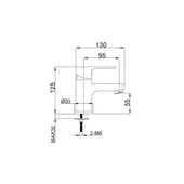 Стоящ смесител за баня Mirella FORMA VITA - Thumbnail 2