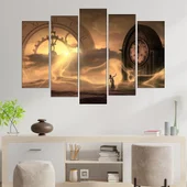 Часовник и време - абстракция - картина пано за стена - Thumbnail 3