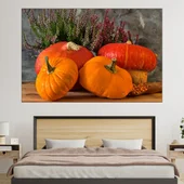 Декорация от тикви - картина пано за стена - Thumbnail 1