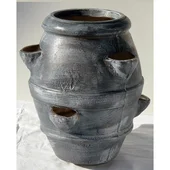 Кашпа 36х36х40 см кафяво-медна Петрашилник - Thumbnail 2