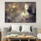 Ангел и часовник - картина пано за стена - Thumbnail 1