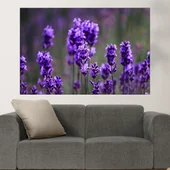 Виолетова лавандула в полето  - картина пано за стена - Thumbnail 1