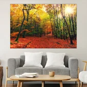 Есенна горска пътека - картина пано за стена - Thumbnail 1