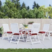 Възглавници за палети 6 бр виненочервен 50x50x7 см Оксфорд плат - Thumbnail 1