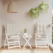 Възглавници за столове с облегалка 2 бр кремави Оксфорд плат - VL377608 - Thumbnail 1