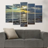 Залез над морето на айя напа - картина пано за стена - Thumbnail 3