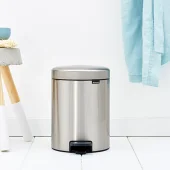 Кошче за баня 5 л NewIcon Matt Steel BRABANTIA - Thumbnail 8
