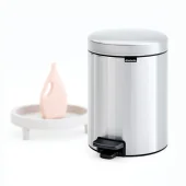 Кошче за баня 5 л NewIcon Matt Steel BRABANTIA - Thumbnail 4