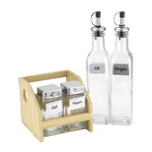 Оливерник на стойка 250/130 мл Natural Wood HORECANO - Thumbnail 2